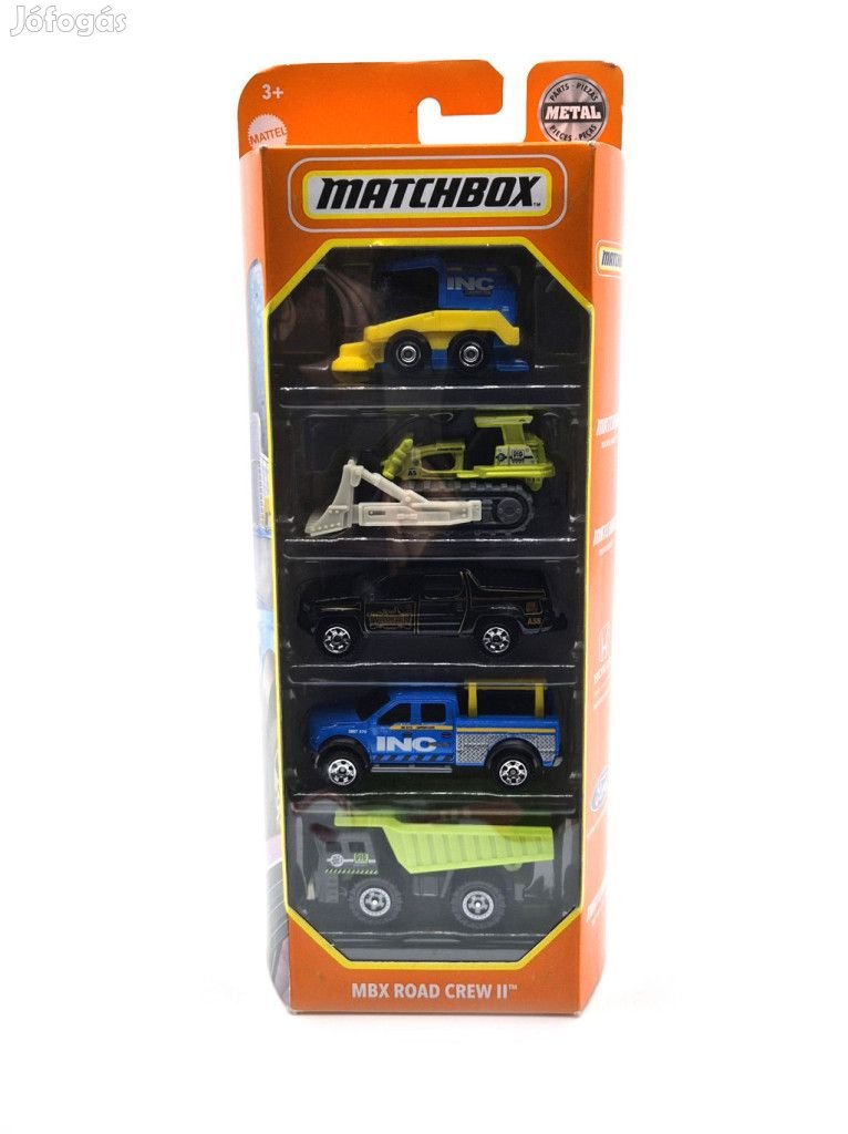 Matchbox 5 darabos autó szett - MBX Road Crew II -  Matchbox - 1:64