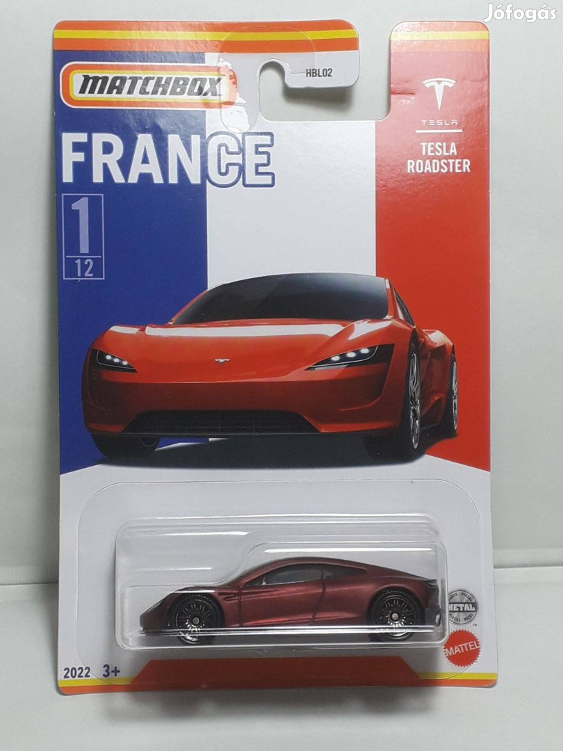 Matchbox Best of France Tesla Roadster 2021