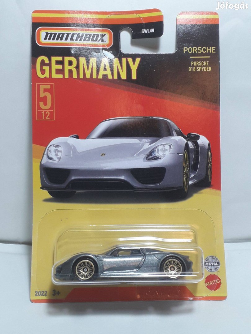 Matchbox Best of Germany Porsche 918 Spyder 2022