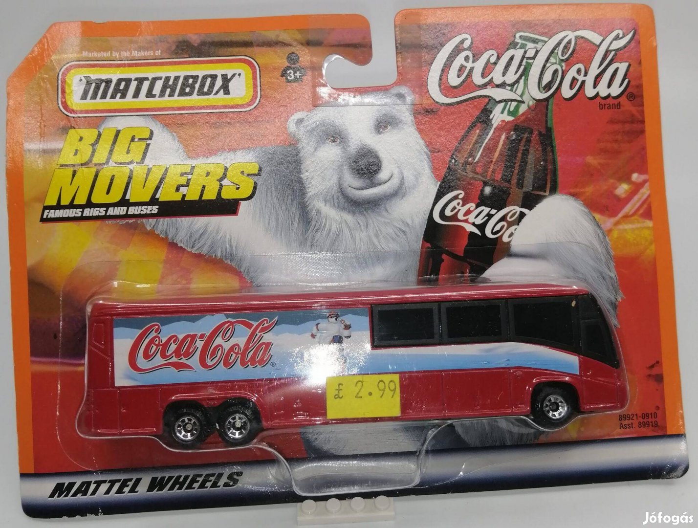 Matchbox Big Movers Bus Coca Cola