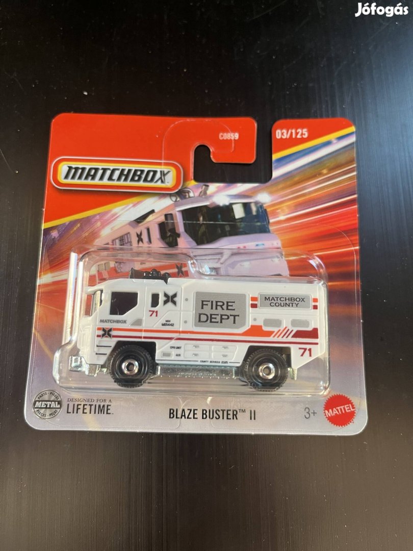 Matchbox Blaze Buster II tűzoltó Új