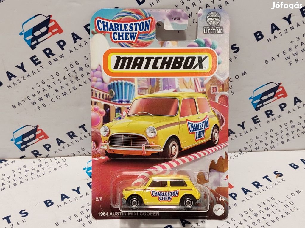 Matchbox Candy - Austin Mini Cooper (1964) - 2/6 - hosszú kártyás -