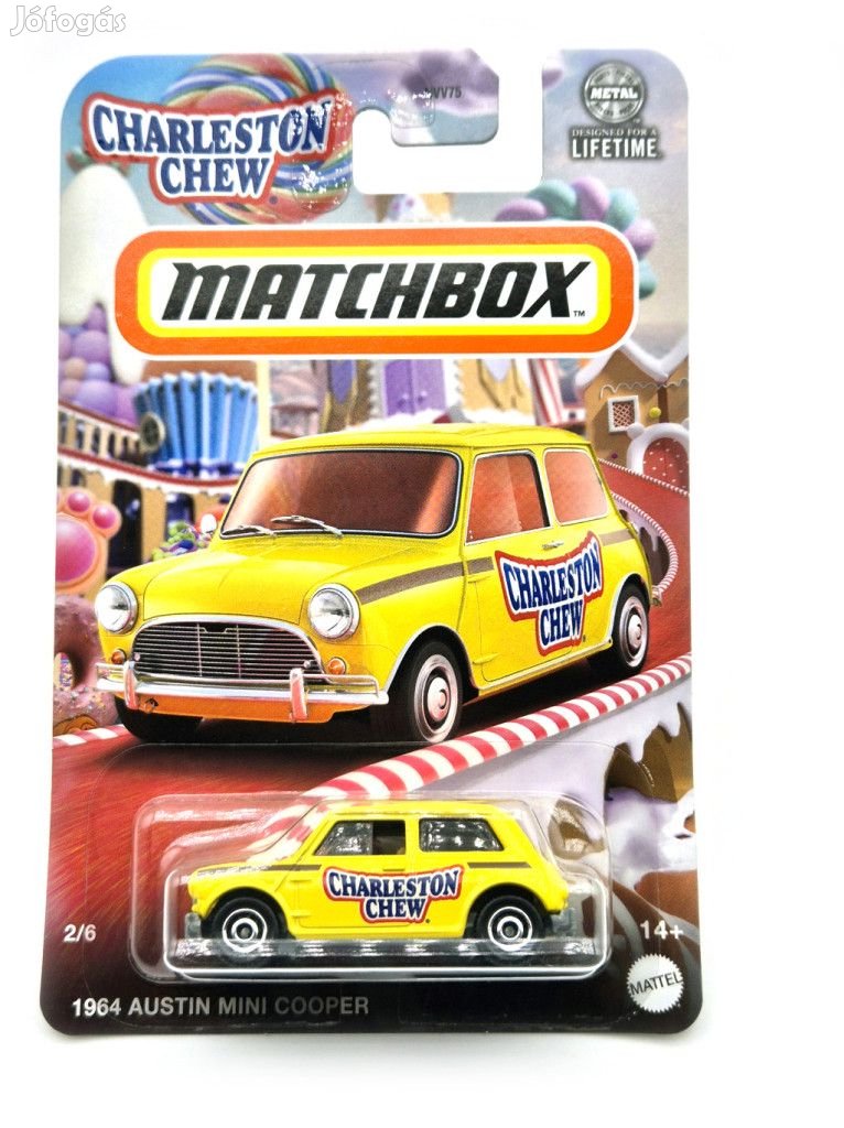 Matchbox Candy - Austin Mini Cooper (1964) - 2/6 - hosszú kártyás -