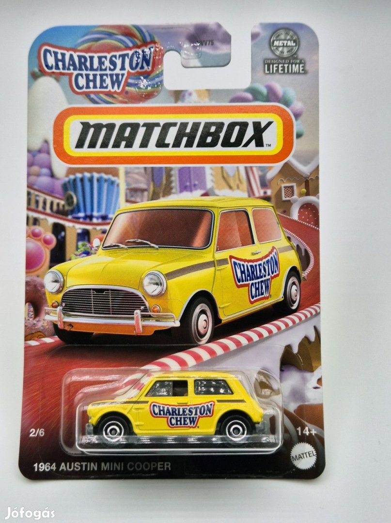 Matchbox Candy - Austin Mini Cooper (1964) - 2/6 - hosszú kártyás -