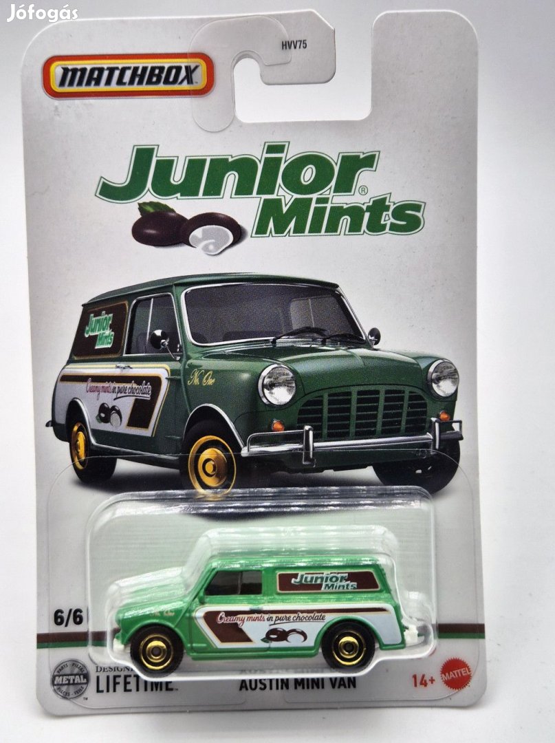 Matchbox Candy - Austin Mini Van - 6/6 - hosszú kártyás -  Matchbox -