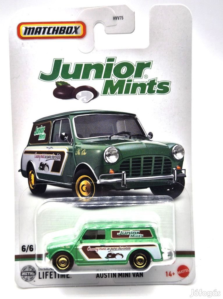 Matchbox Candy - Austin Mini Van - 6/6 - hosszú kártyás -  Matchbox -