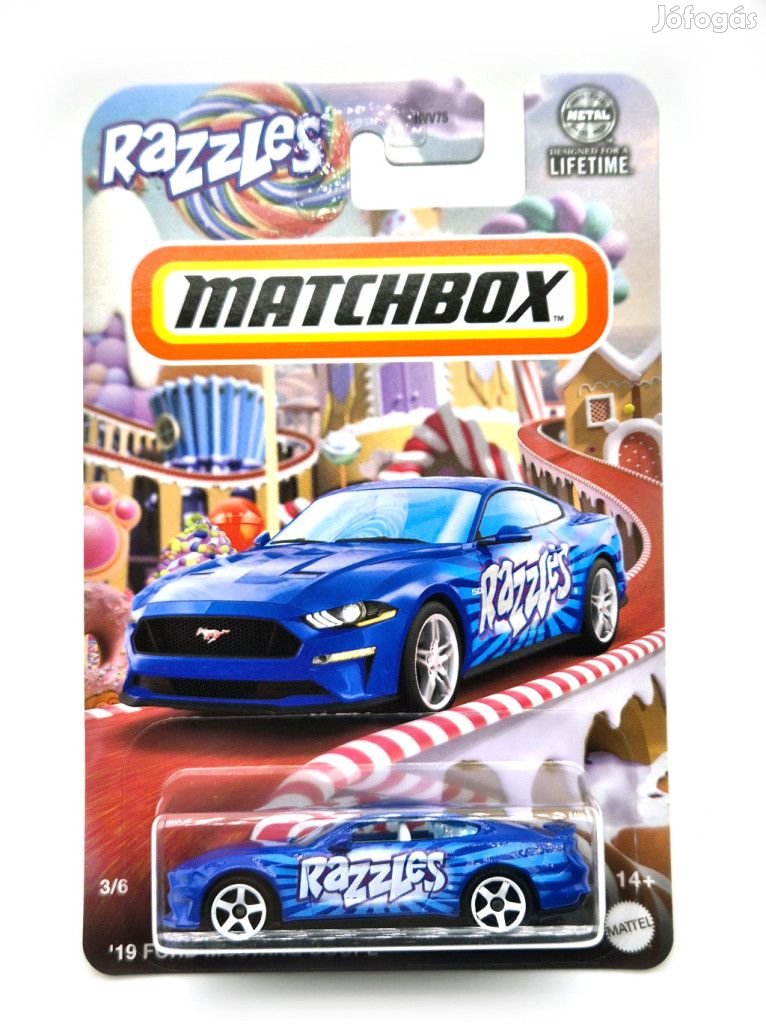 Matchbox Candy - Ford Mustang Coupe (2019) - 3/6 - hosszú kártyás -