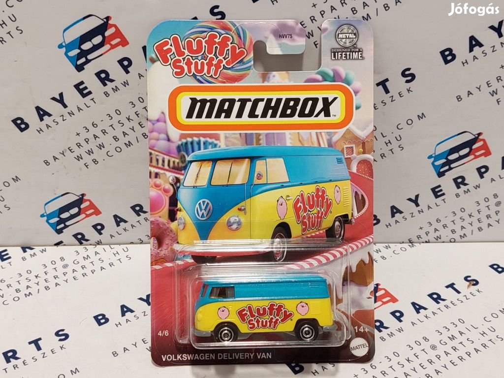 Matchbox Candy - Volkswagen VW Delivery Van - 4/6 - hosszú kártyás -