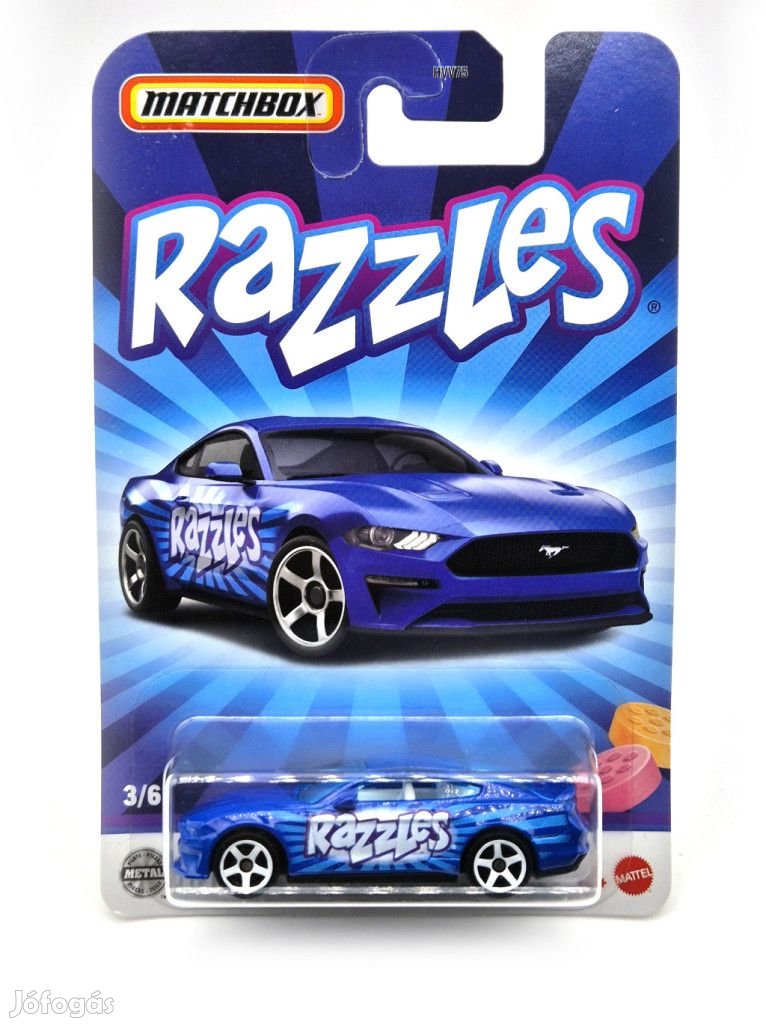 Matchbox Candy - '19 Ford Mustang Coupe - 3/6 - hosszú kártyás -  Mat