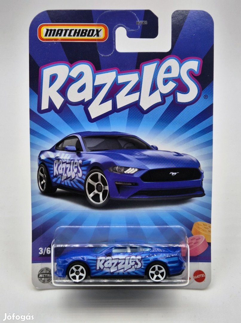 Matchbox Candy - '19 Ford Mustang Coupe - 3/6 - hosszú kártyás -  Mat