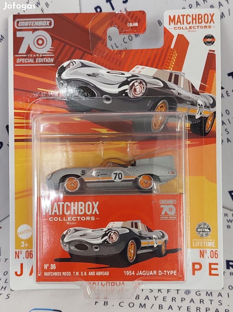 Matchbox Collectors 70 years special edition - Nr.06 - Jaguar D-Type