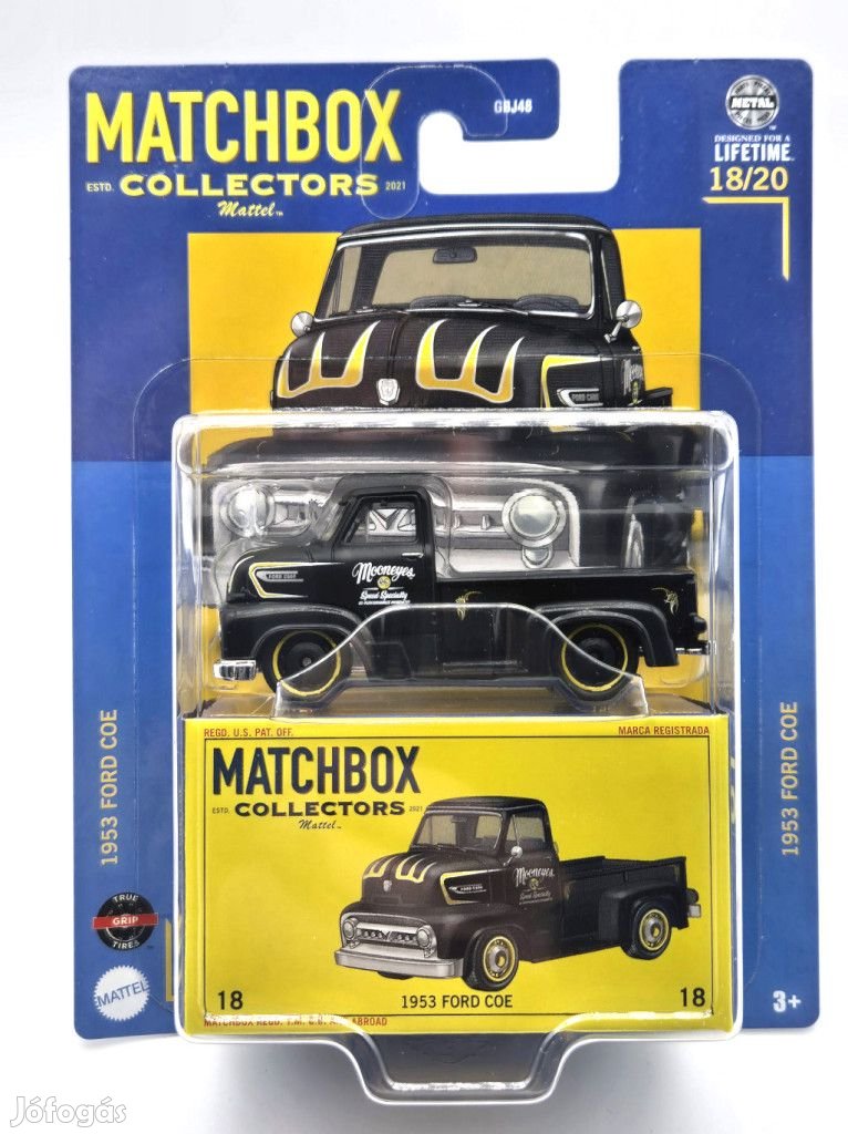 Matchbox Collectors - 1953 Ford Coe - fekete -  Matchbox - 1:64