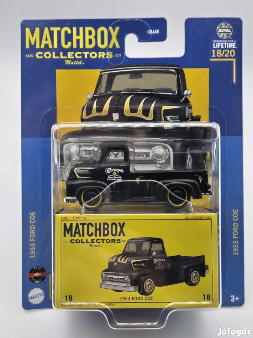 Matchbox Collectors - 1953 Ford Coe - fekete -  Matchbox - 1:64