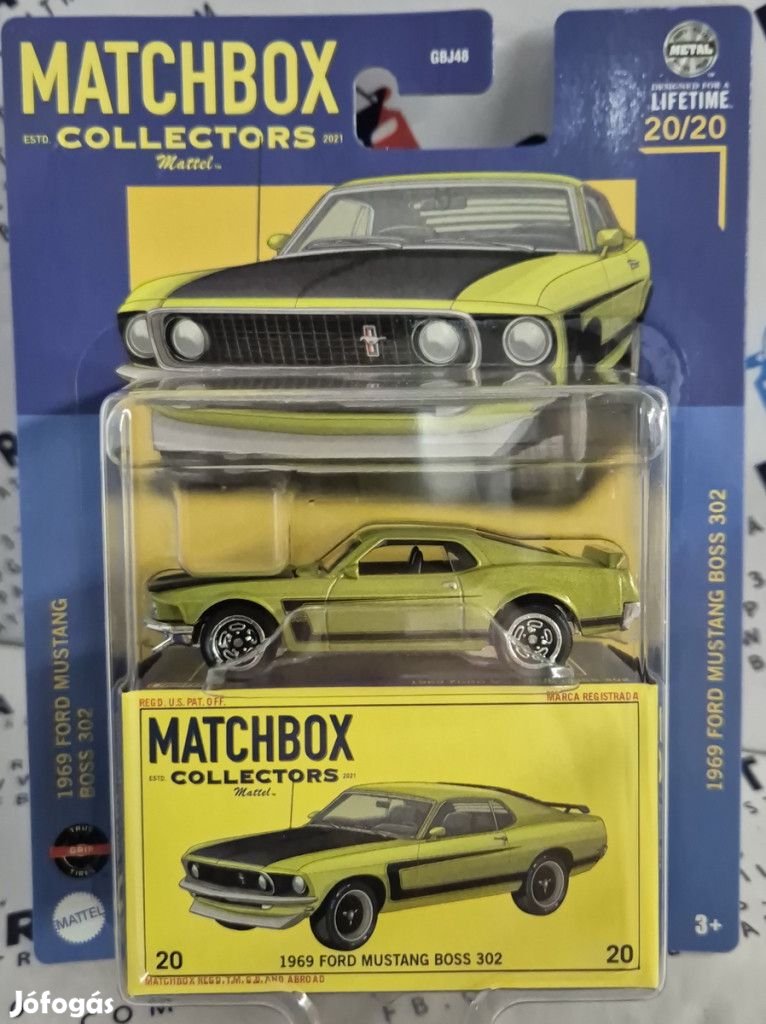 Matchbox Collectors - 1969 Ford Mustang Boss 302 -  Matchbox - 1:64