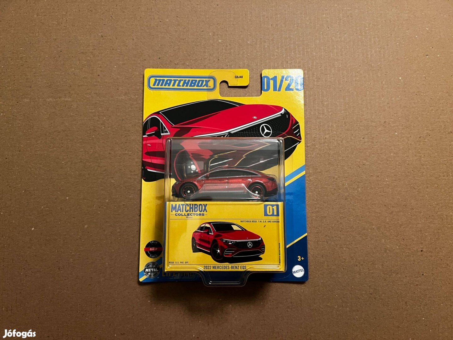 Matchbox Collectors - 2022 Mercedes-Benz EQS - piros