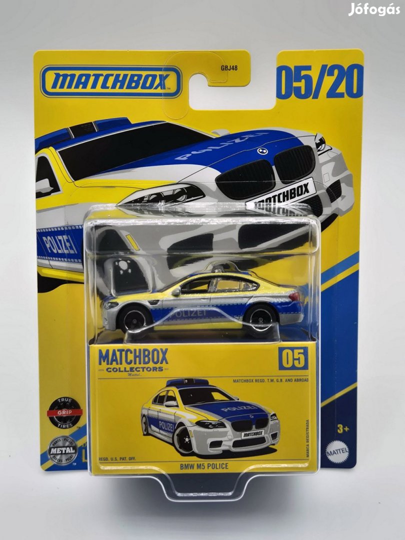 Matchbox Collectors - BMW M5 Police - BMW F10 -  Matchbox - 1:64