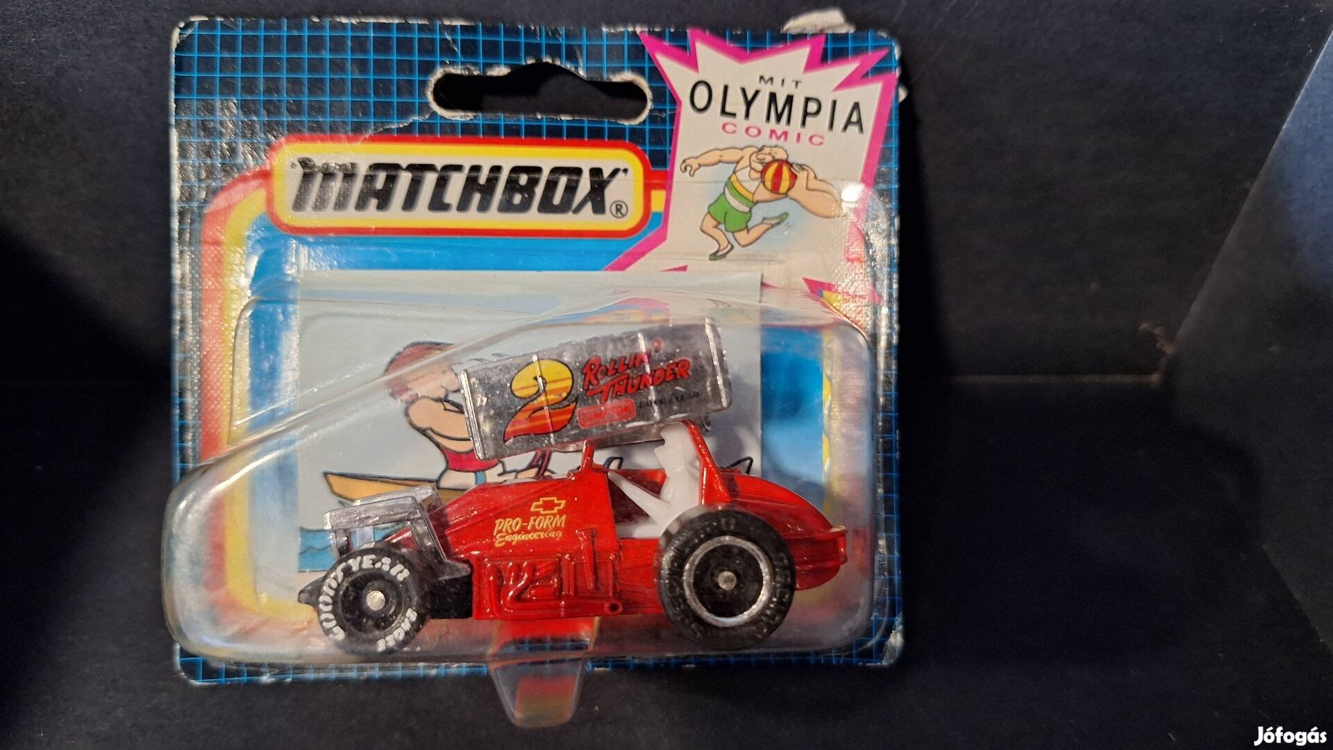 Matchbox Comic Olympia stock car