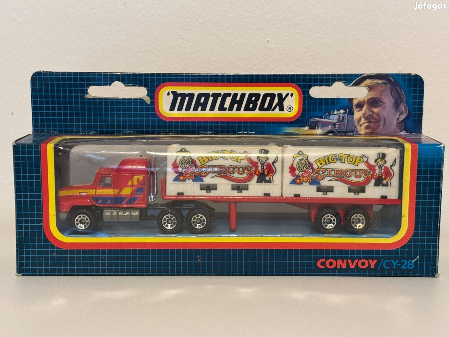 Matchbox Convoy CY-28 - Mack Container Truck "Circus"