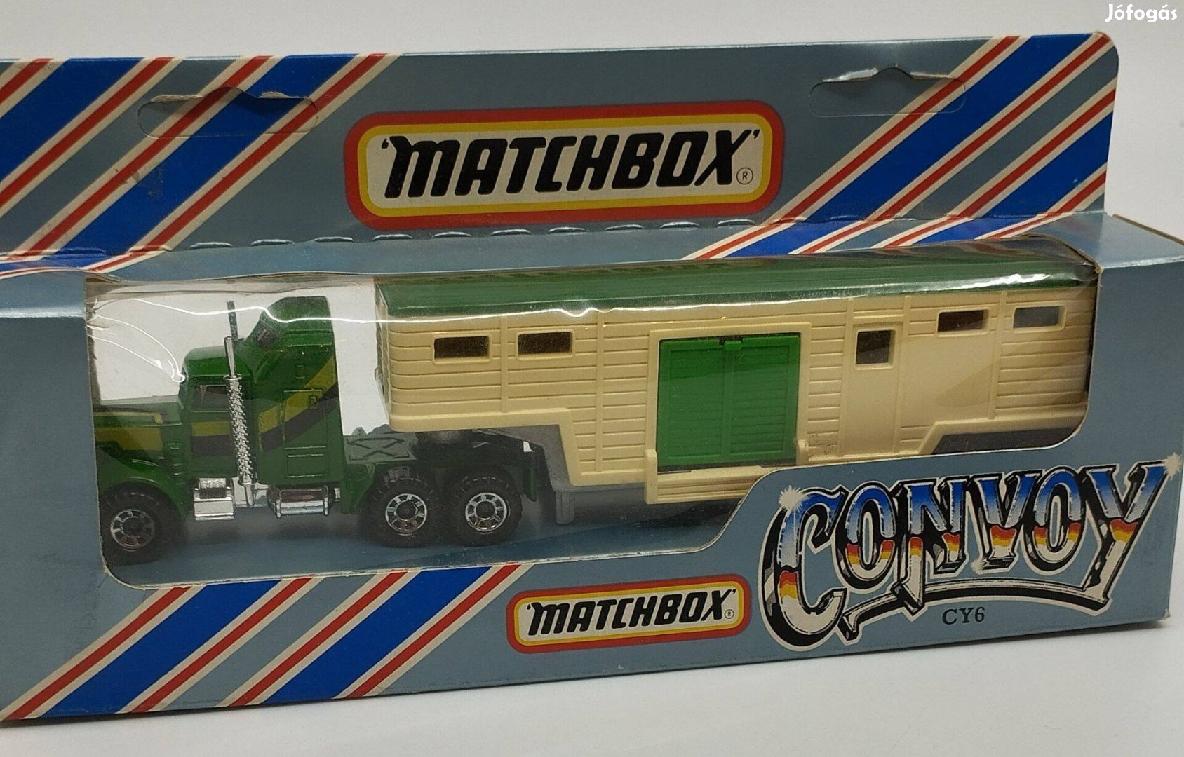 Matchbox Convoy CY-6 Horse box traileren nincs felírat