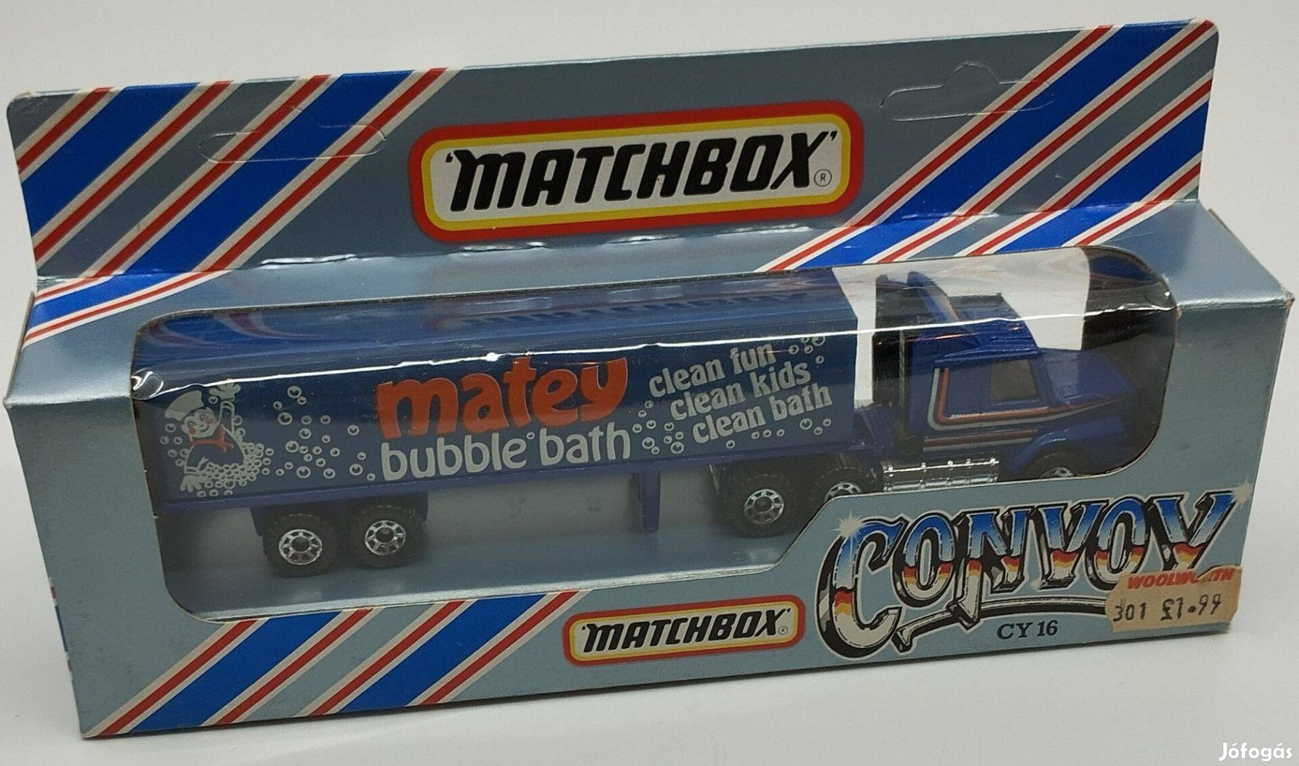 Matchbox Convoy Cy-16 Scania Box Truck Matey Bubble Bath