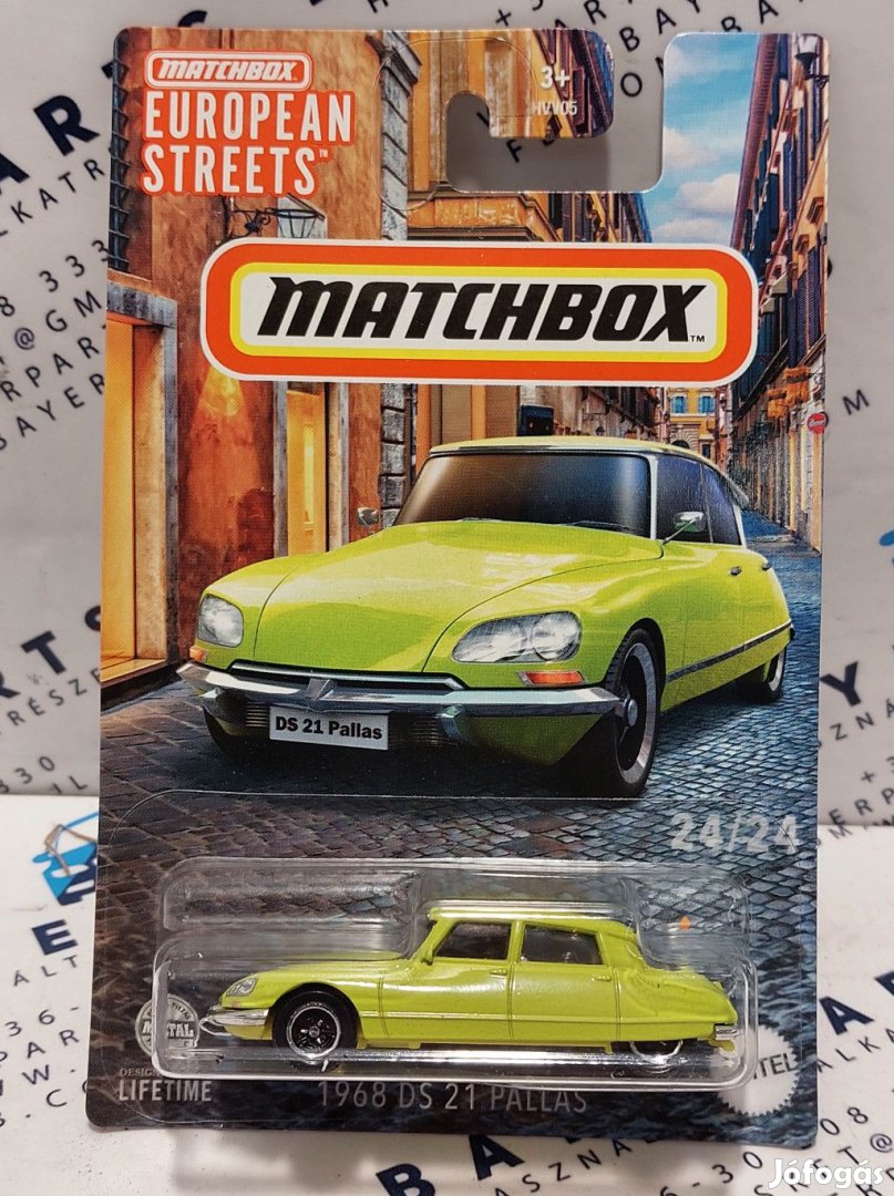 Matchbox European Streets - Citroen DS 21 Pallas (1968) -  Matchbox -