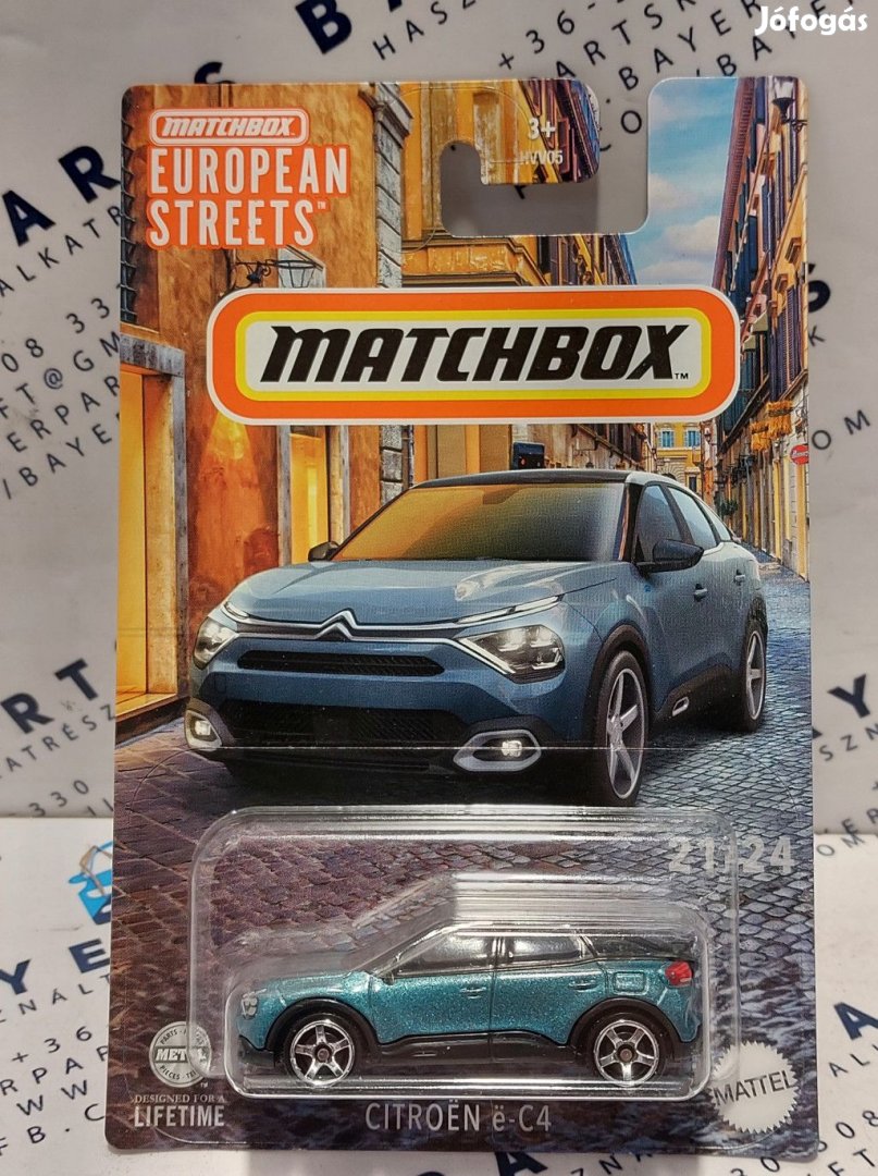 Matchbox European Streets - Citroen e-C4 -  Matchbox - 1:64