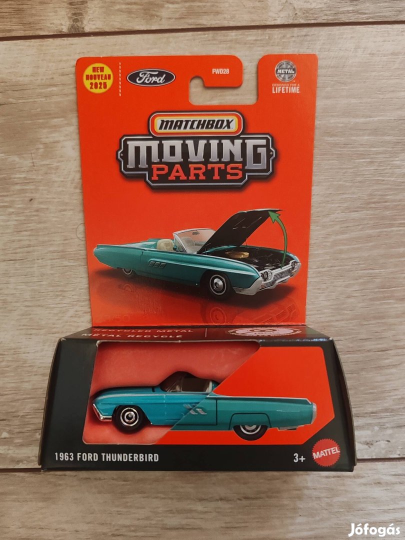 Matchbox Ford Thunderbird 1963 moving parts