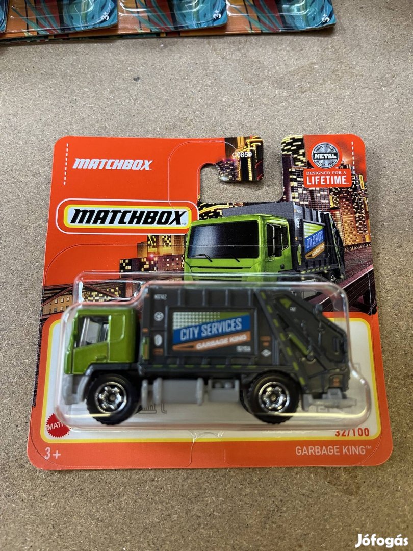 Matchbox Garbage King kukásautó Új