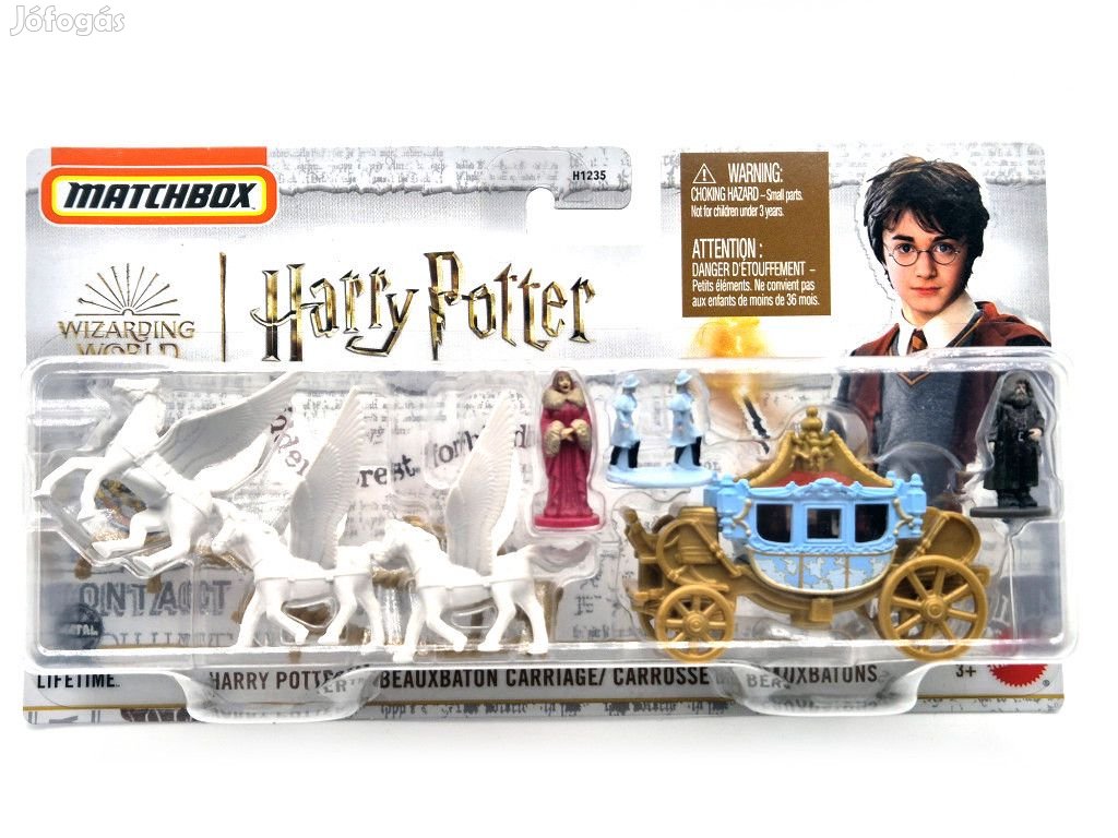 Matchbox Hitch and Haul - Harry Potter - Beauxbaton Carriage hintó -