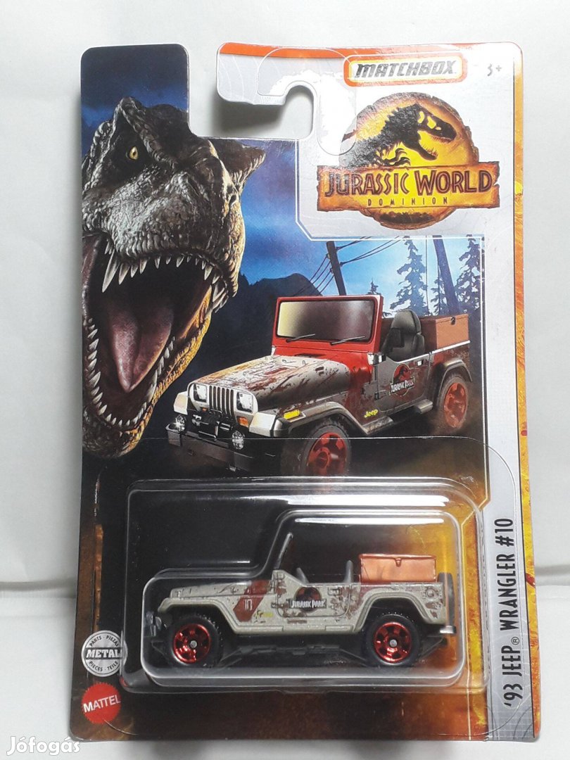 Matchbox Jurassic World '93 Jeep Wrangler #10 2021