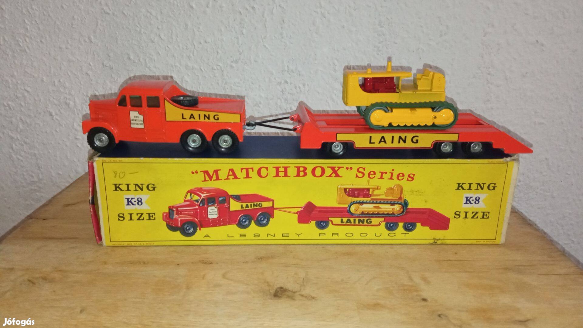 Matchbox K-8 tractor and tarnsporter