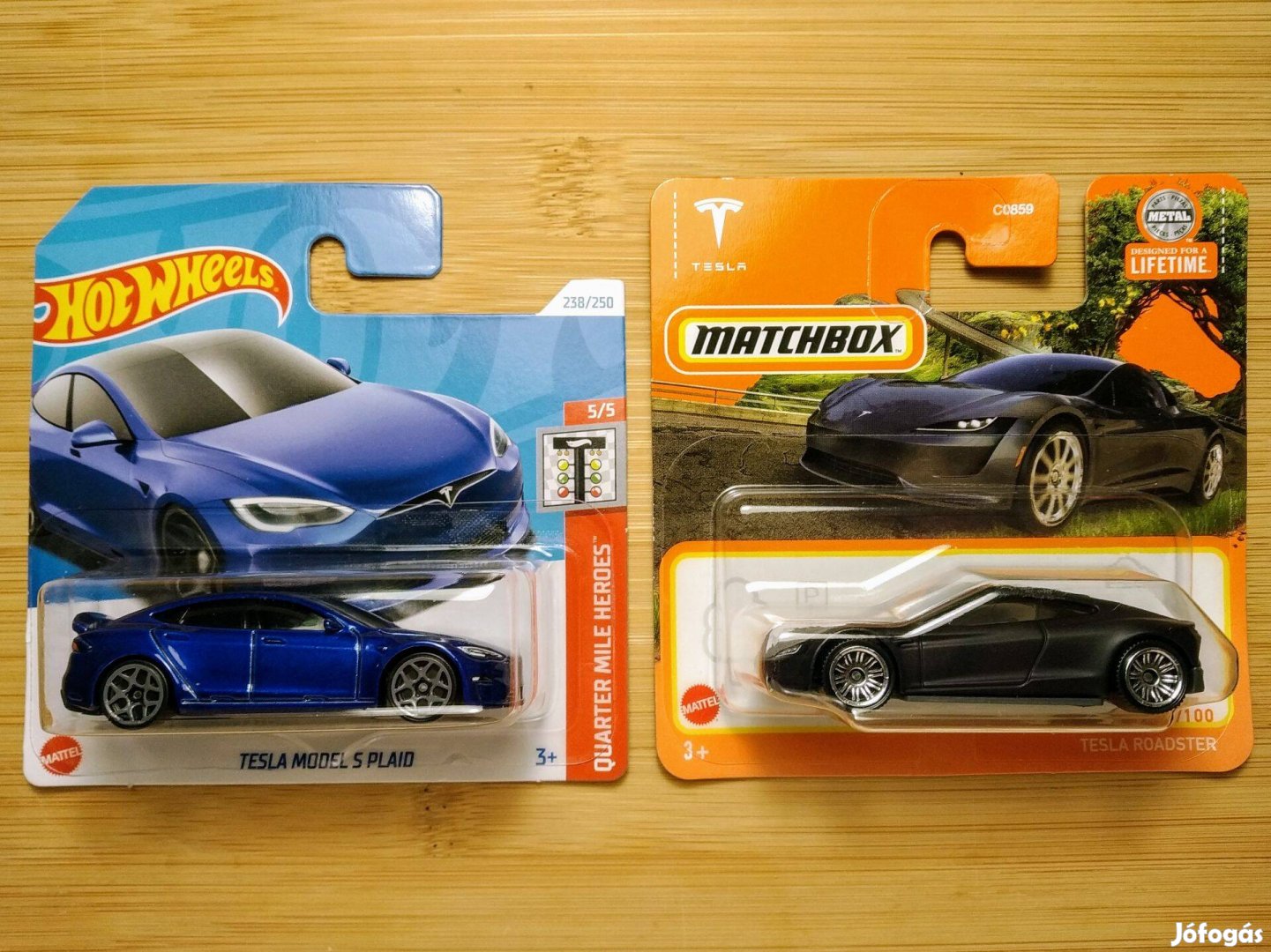 Matchbox Mbx Tesla Model S Plaid + 2020 Tesla Roadster