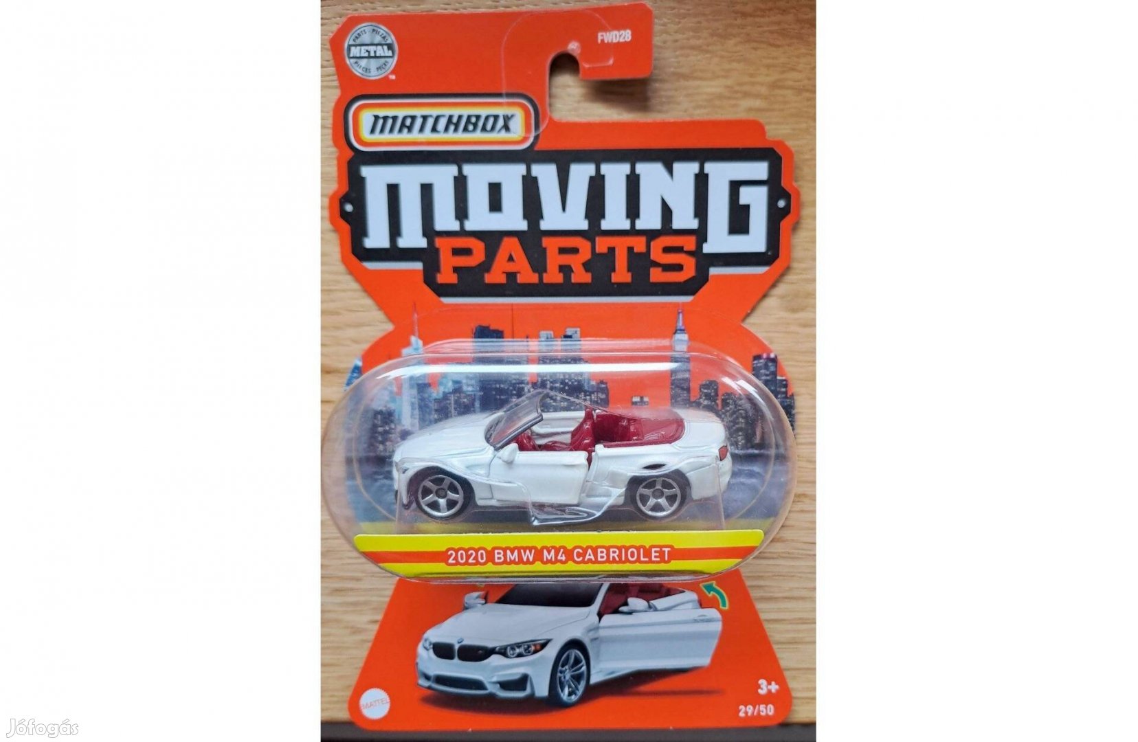 Matchbox Moving Parts 2020 BMW M4 Cabriolet bontatlan dobozban