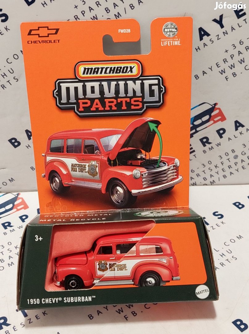 Matchbox Moving Parts - 1950 Chevy Suburban -  Matchbox - 1:64