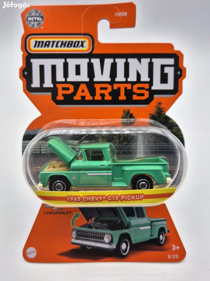 Matchbox Moving Parts - 1963 Chevrolet C10 PickUp -  Matchbox - 1:64