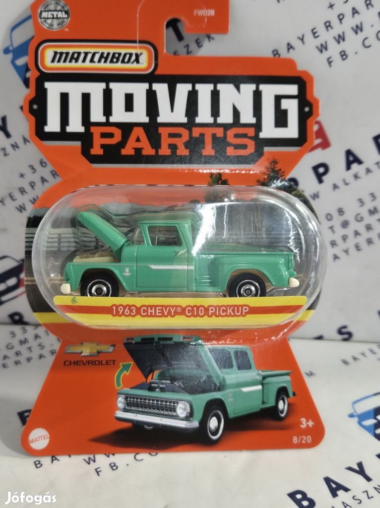 Matchbox Moving Parts - 1963 Chevrolet C10 PickUp -  Matchbox - 1:64