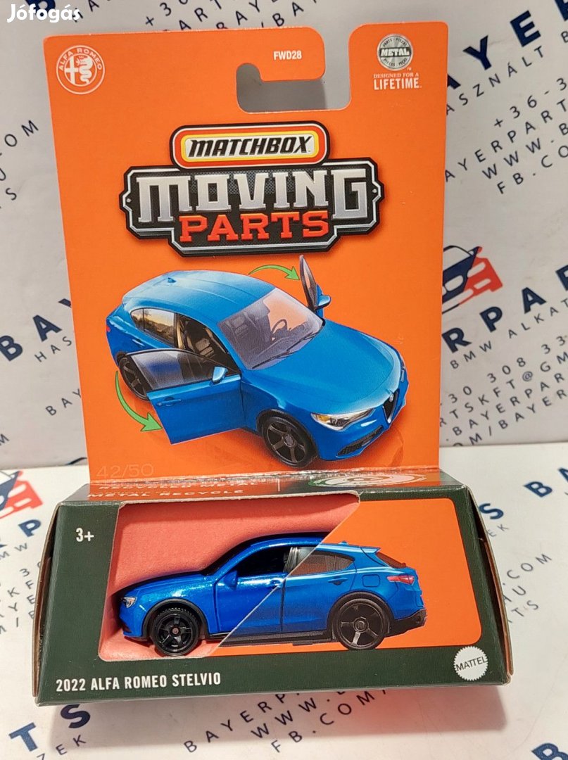 Matchbox Moving Parts - 2022 Alfa Romeo Stelvio -  Matchbox - 1:64