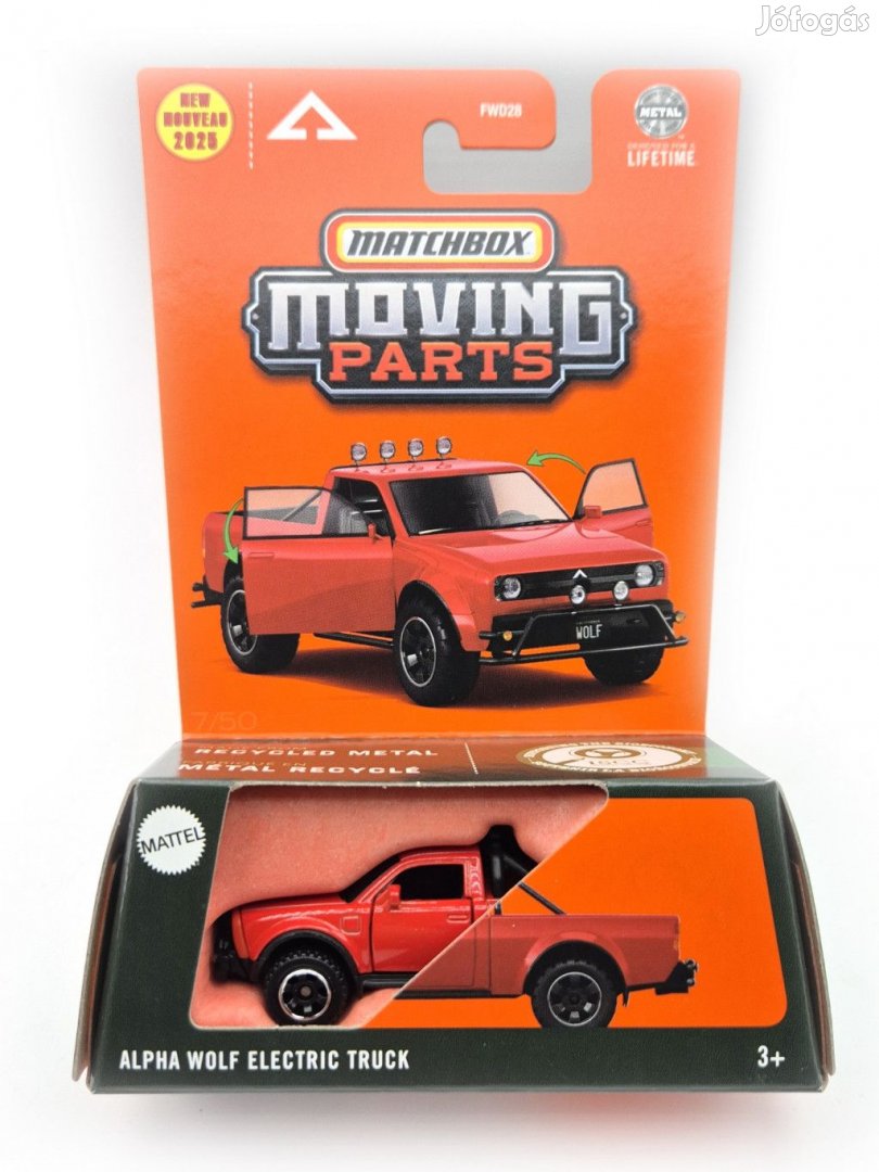 Matchbox Moving Parts - Alpha Wolf Electric Truck - Matchbox  - 1:64