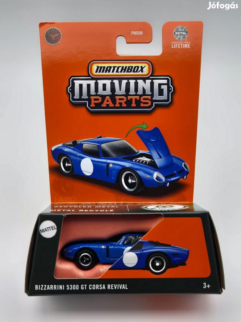 Matchbox Moving Parts - Bizzarrini 5300 GT Corsa Revival  -  Matchbox