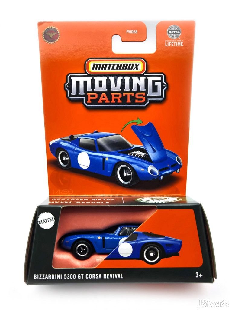 Matchbox Moving Parts - Bizzarrini 5300 GT Corsa Revival  -  Matchbox