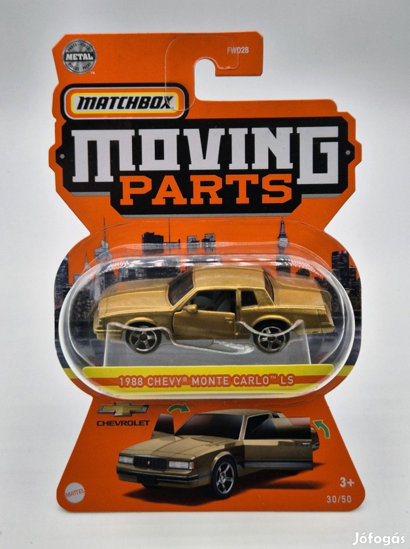 Matchbox Moving Parts - Chevy Chevrolet Monte Carlo LS (1988) -  Matc