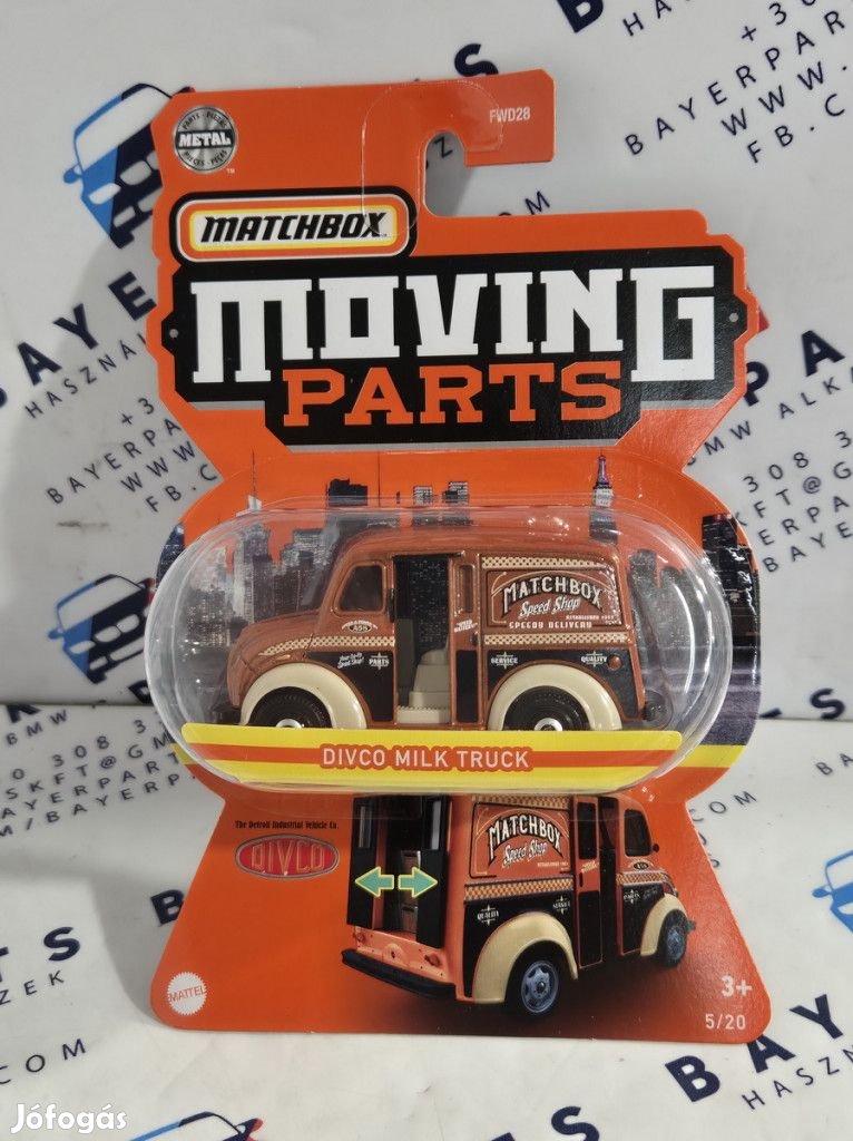 Matchbox Moving Parts - Divco Milk Truck -  Matchbox - 1:64