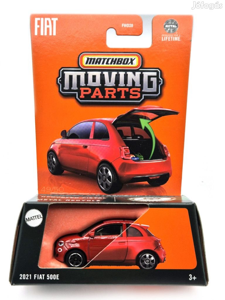 Matchbox Moving Parts - Fiat 500E (2021) -  Matchbox - 1:64