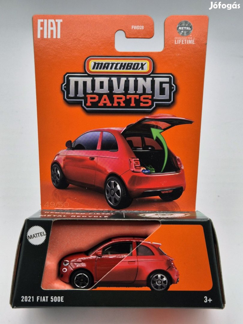 Matchbox Moving Parts - Fiat 500E (2021) -  Matchbox - 1:64