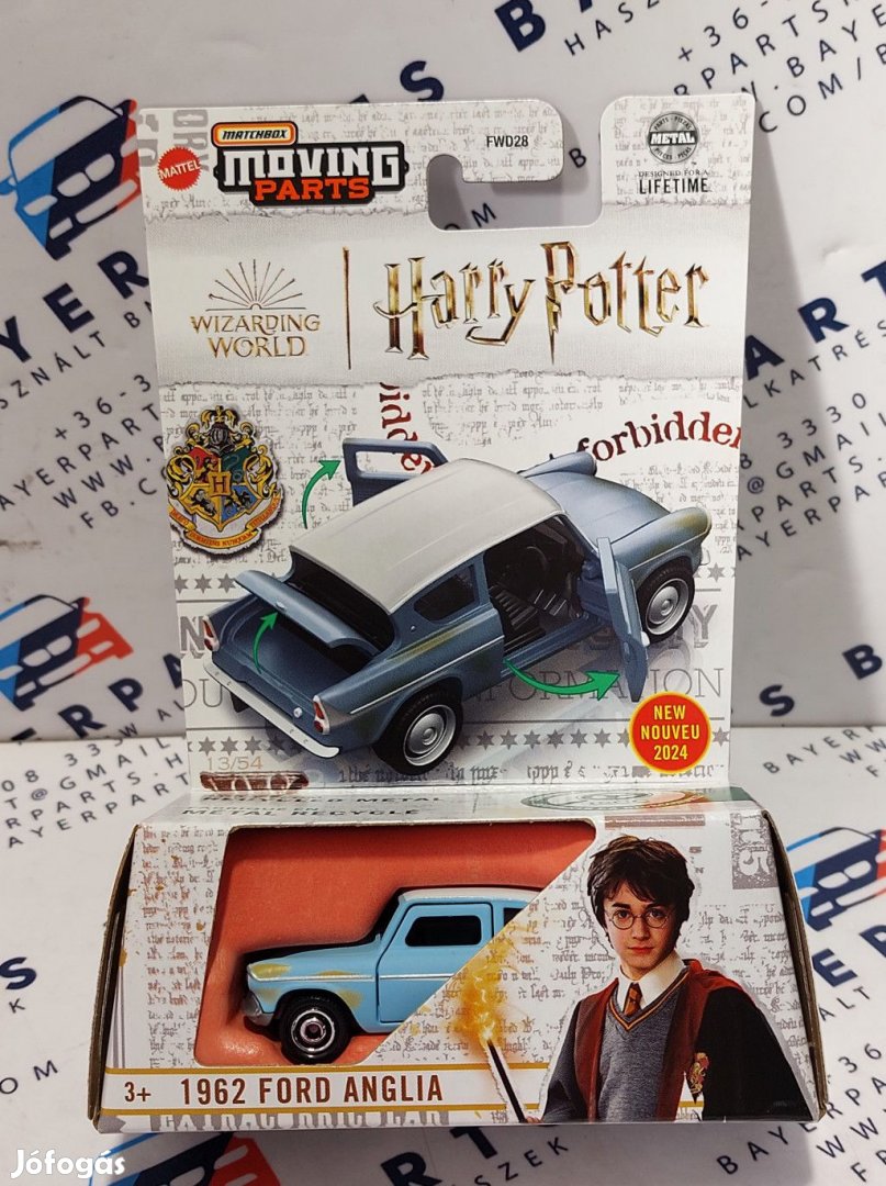 Matchbox Moving Parts - Ford Anglia (1962) - Harry Potter -  Matchbox