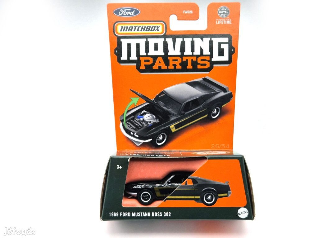 Matchbox Moving Parts - Ford Mustang Boss 302 (1969) -  Matchbox - 1: