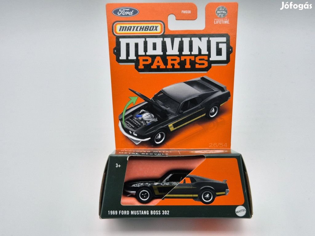 Matchbox Moving Parts - Ford Mustang Boss 302 (1969) -  Matchbox - 1: