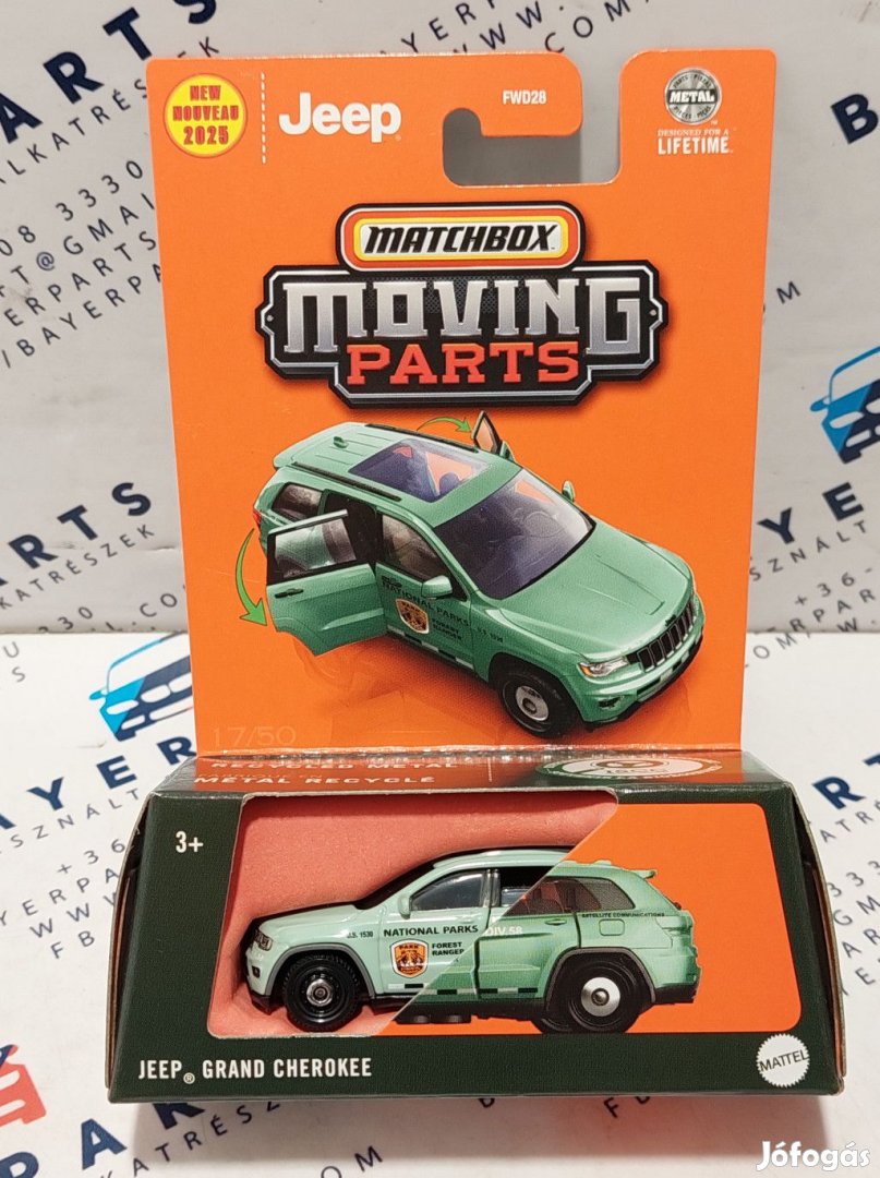 Matchbox Moving Parts - Jeep Grand Cherokee -  Matchbox - 1:64