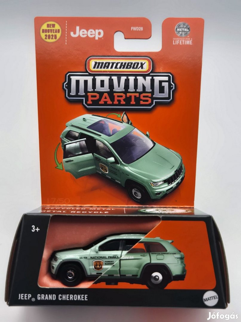 Matchbox Moving Parts - Jeep Grand Cherokee -  Matchbox - 1:64