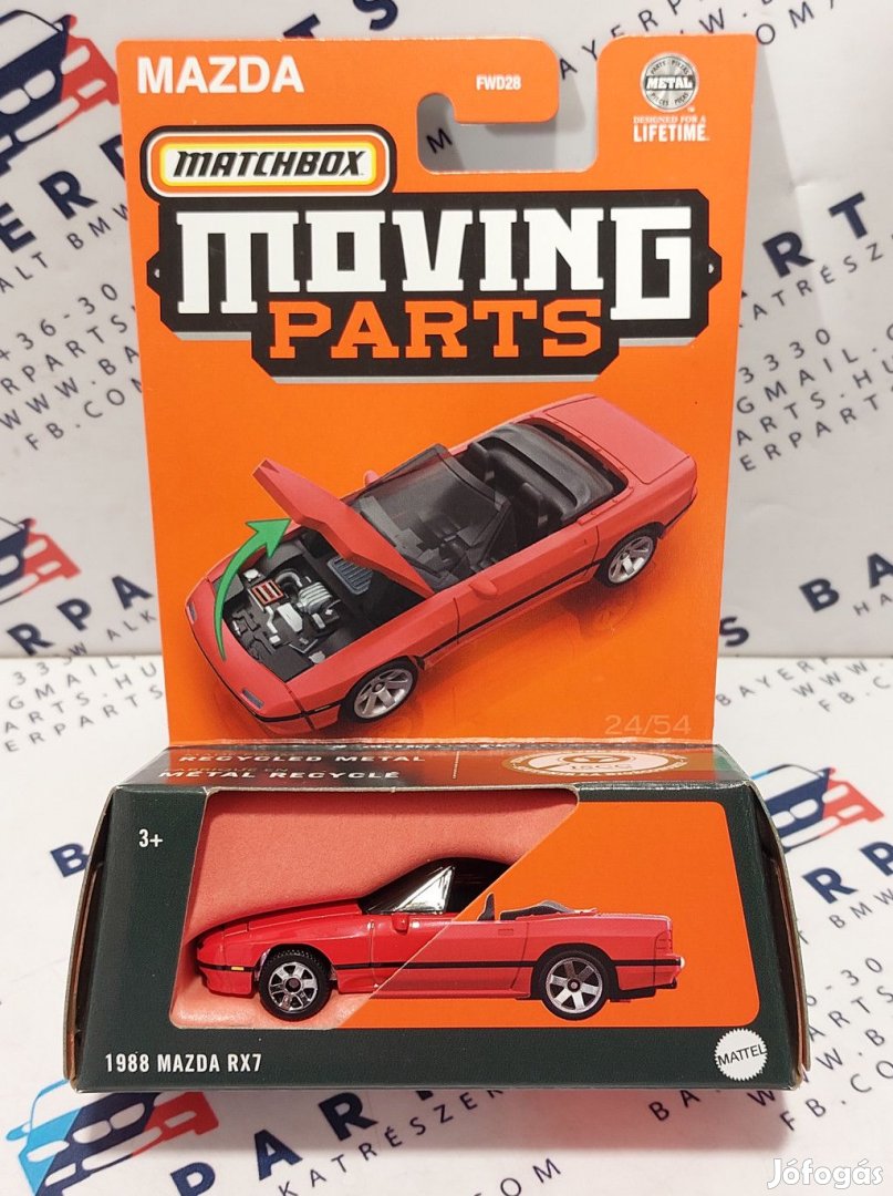 Matchbox Moving Parts - Mazda RX7 (1988) -  Matchbox - 1:64